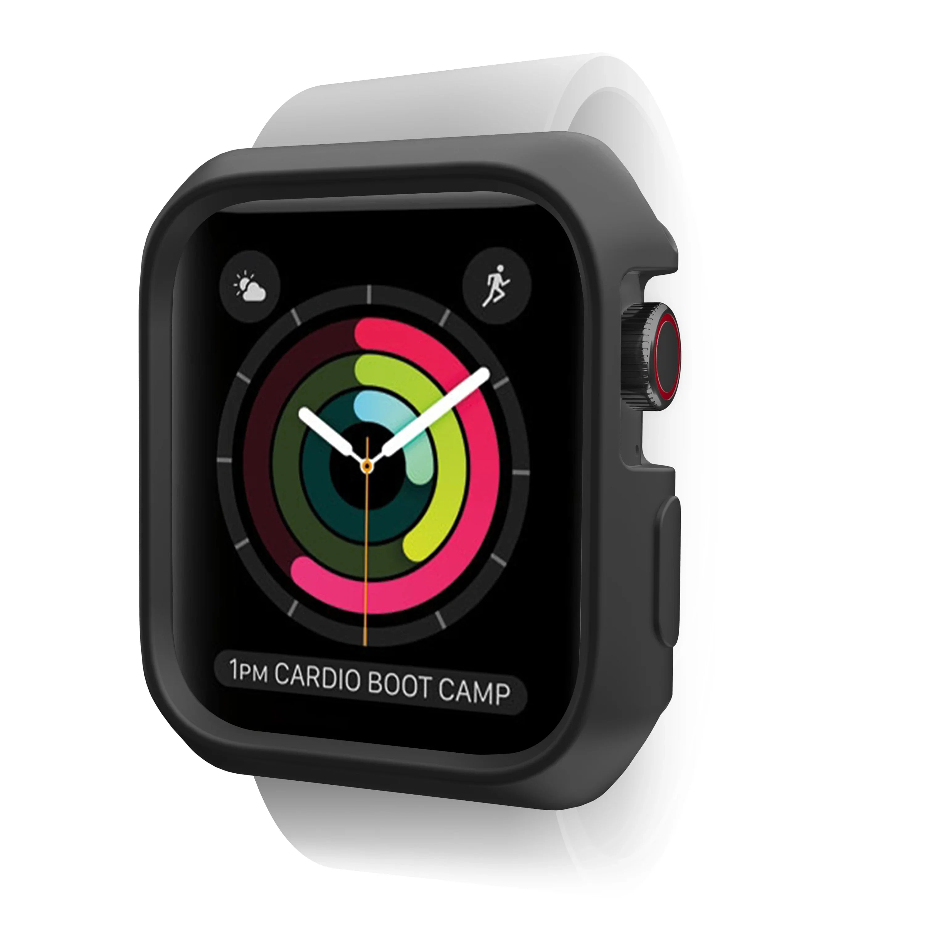 Itskins Spectrum Metal Cover For Apple Watch 40/41 Mm - Black + Clear 2 Pcs - Tashqila Itskins Spectrum Metal Cover For Apple Watch 40/41 Mm - Black + Clear 2 Pcs - Tashqila